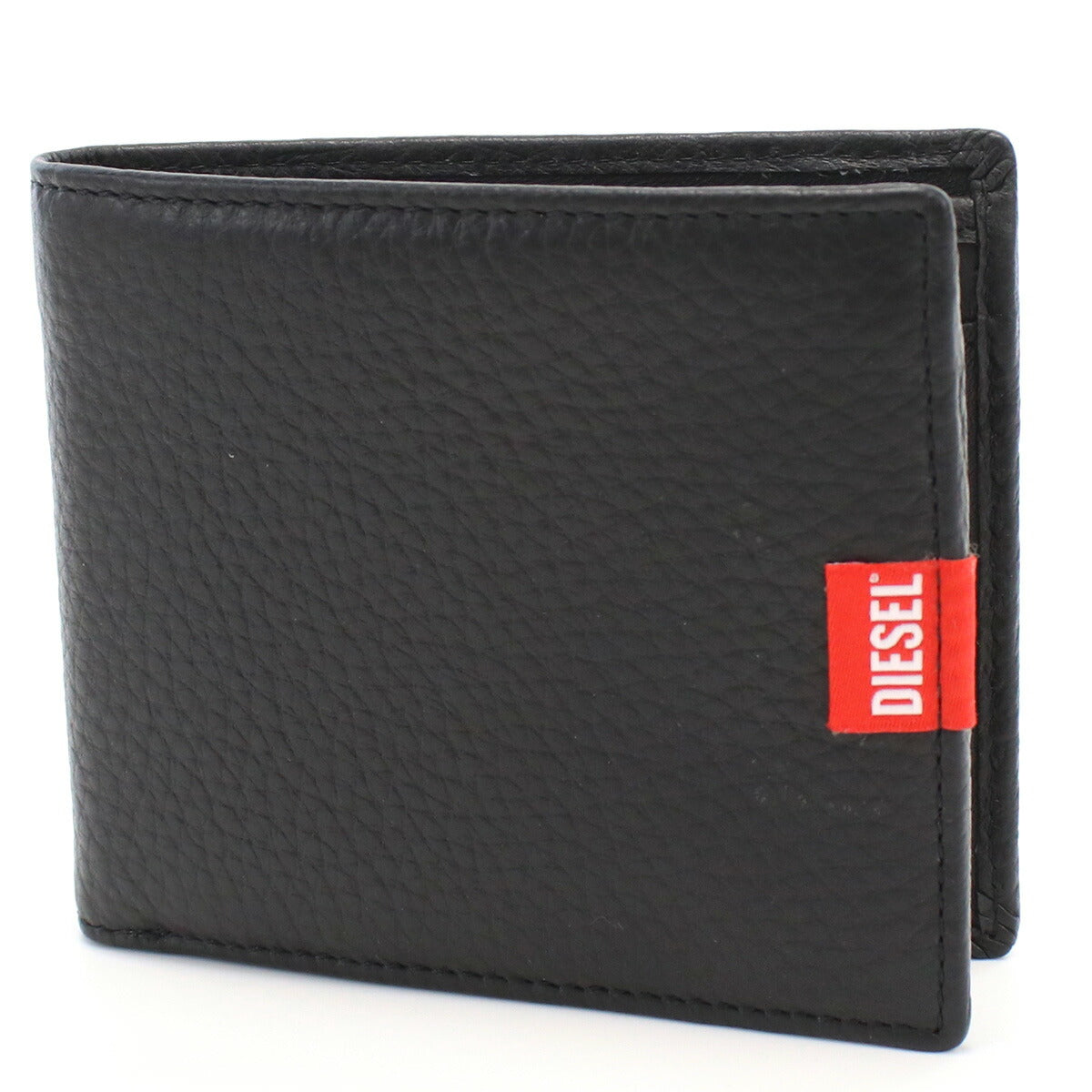 ディーゼル 二折財布小銭入付き メンズ レザー インド X09358 ブラック
