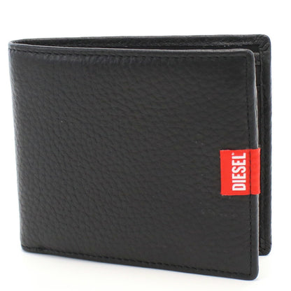 ディーゼル 二折財布小銭入付き メンズ レザー インド X09358 ブラック 財布 DIEX09358011