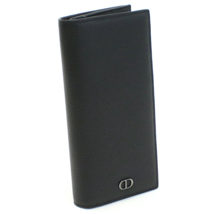 ディオール 長財布ニ折小銭入付き メンズ カーフ イタリア 2ESBC002 ブラック 財布 DIO2ESBC002021