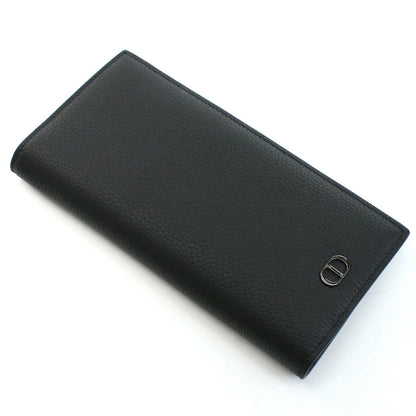 ディオール 長財布ニ折小銭入付き メンズ カーフ イタリア 2ESBC002 ブラック 財布 DIO2ESBC002021