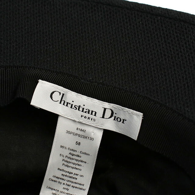 ディオール ハット レディース ブランド Christian Dior イタリア 35PDP923 ブラック 帽子 選べるモデル DIO35PDP923A