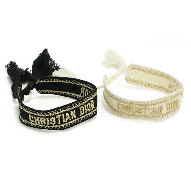 ディオール ブレスレット レディース ブランド Christian Dior イタリア B0961 ブラック ホワイト系 アクセサリー DIOB0961021