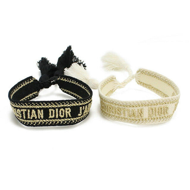 ディオール ブレスレット レディース ブランド Christian Dior イタリア B0961 ブラック ホワイト系 アクセサリー DIOB0961021