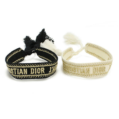ディオール ブレスレット レディース ブランド Christian Dior イタリア B0961 ブラック ホワイト系 アクセサリー DIOB0961021