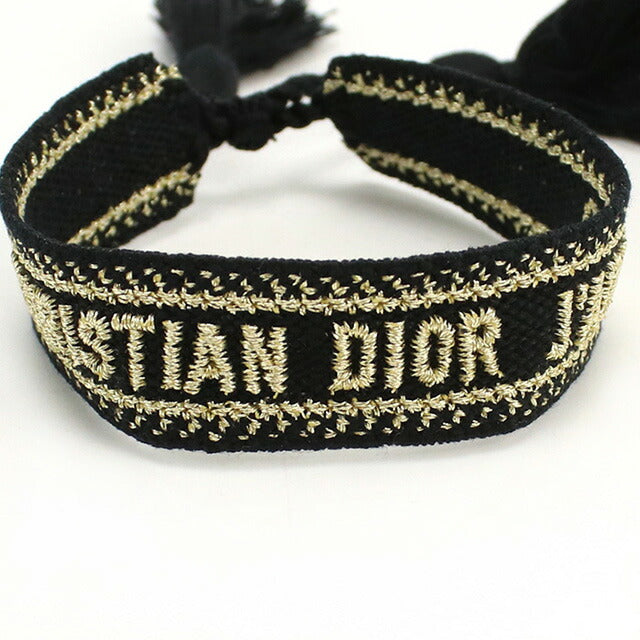 ディオール ブレスレット レディース ブランド Christian Dior イタリア B0961 ブラック ホワイト系 アクセサリー DIOB0961021