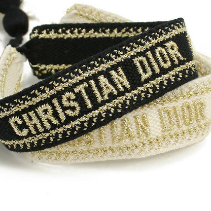 ディオール ブレスレット レディース ブランド Christian Dior イタリア B0961 ブラック ホワイト系 アクセサリー DIOB0961021