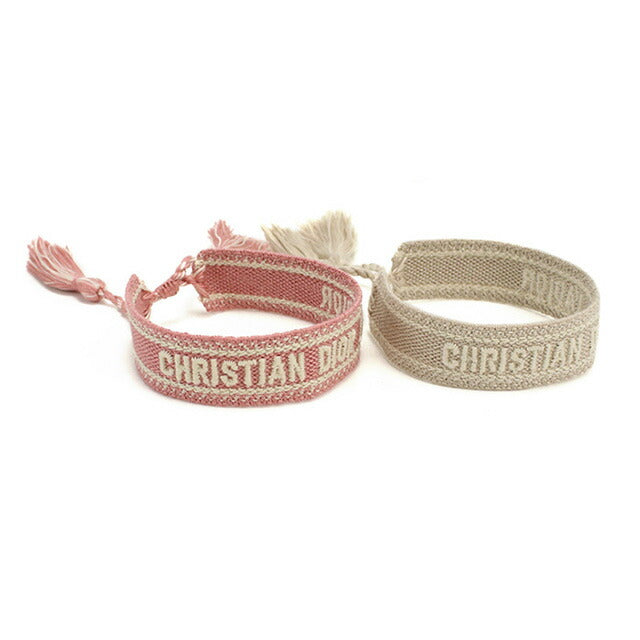 ディオール ブレスレット レディース ブランド Christian Dior イタリア B0961 LIGHT PINK GREY ピンク系 ベージュ系 アクセサリー DIOB0961041
