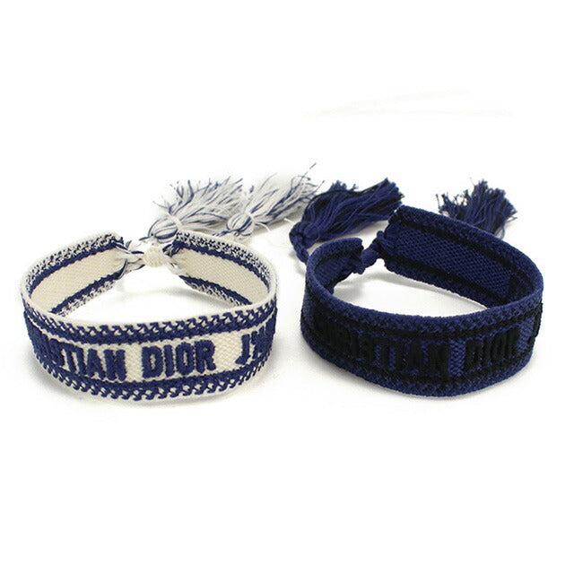 ディオール ブレスレット レディース ブランド Christian Dior イタリア B0961 BLU ブルー系 ホワイト系 アクセサリー DIOB0961051