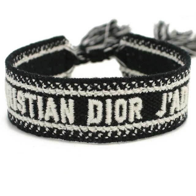 ディオール ブレスレット レディース ブランド Christian Dior イタリア B0961 ブラック ホワイト系 アクセサリー DIOB0961081