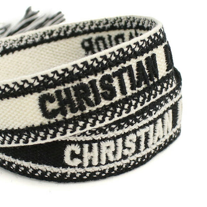ディオール ブレスレット レディース ブランド Christian Dior イタリア B0961 ブラック ホワイト系 アクセサリー DIOB0961081