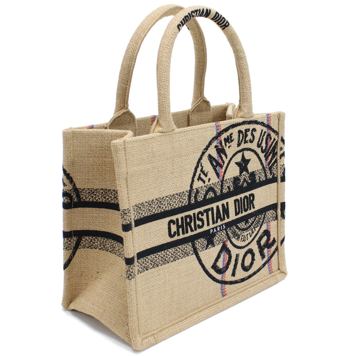 ディオール トートバッグ レディース キャンバス イタリア M1265 ベージュ系 マルチカラー バッグ DIOM1265011