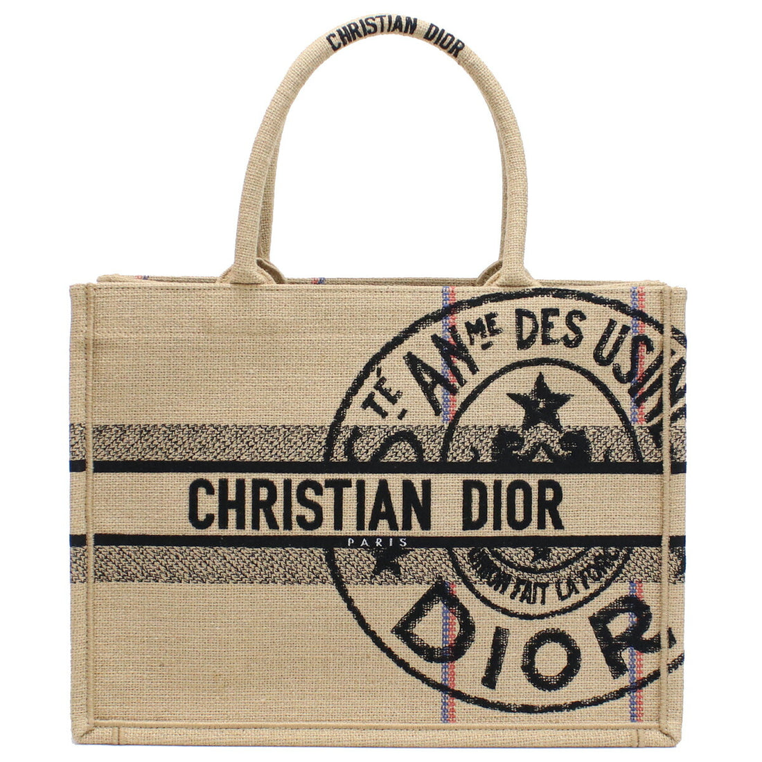 ディオール トートバッグ レディース キャンバス イタリア M1296 ベージュ系 マルチカラー バッグ DIOM1296031