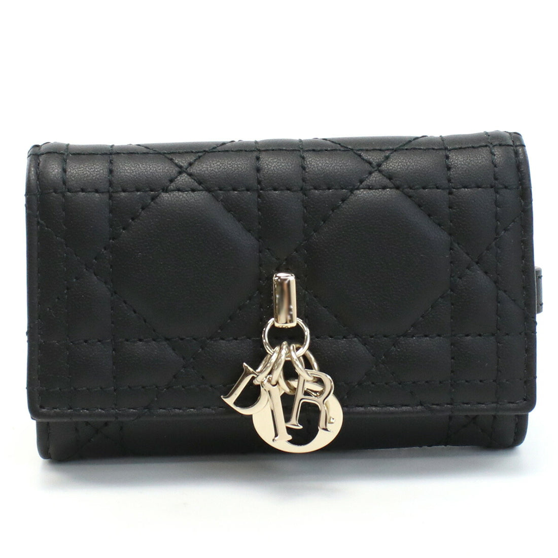 ディオール 4連キーケース メンズ ラムスキン イタリア S0983 ブラック 小物 DIOS0983011