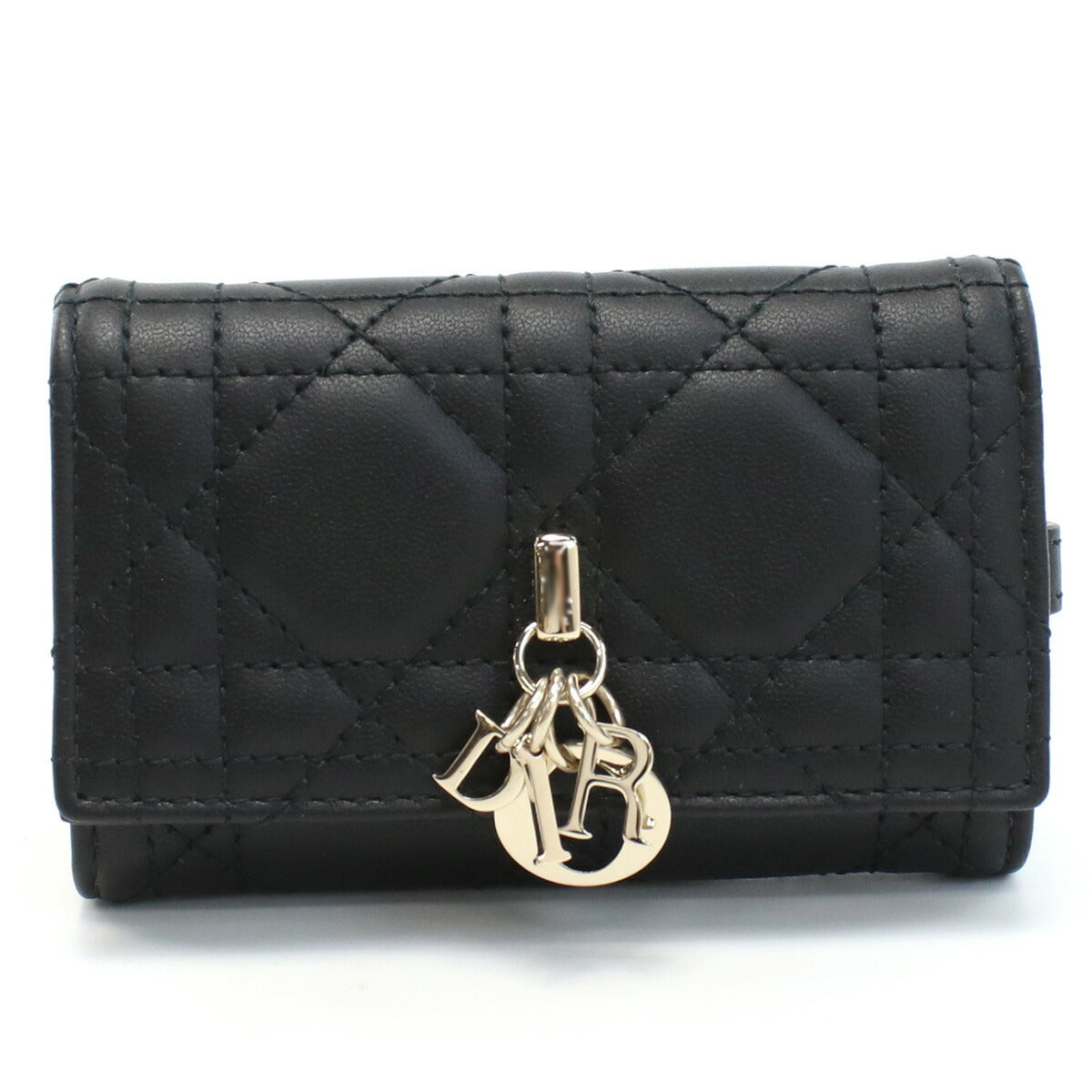 ディオール 4連キーケース メンズ ラムスキン イタリア S0983 ブラック 小物 DIOS0983011
