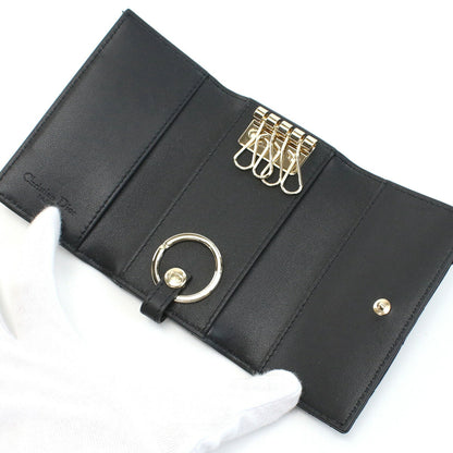 ディオール 4連キーケース メンズ ラムスキン イタリア S0983 ブラック 小物 DIOS0983011