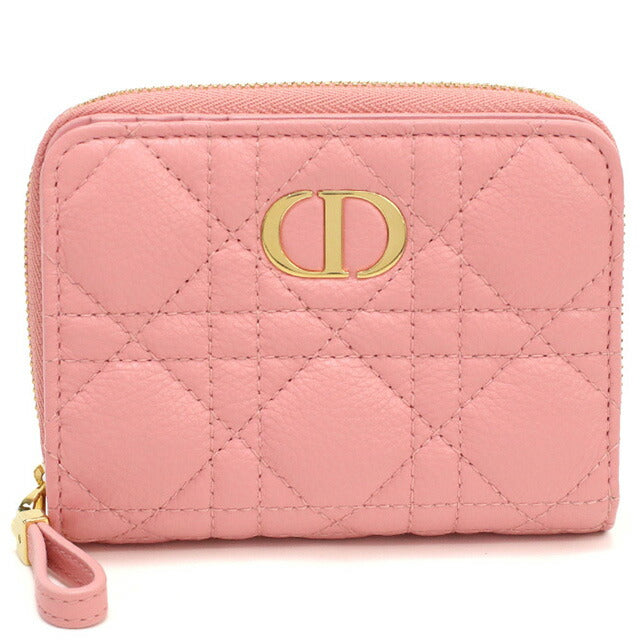 ディオール 二折財布小銭入付き レディース ブランド Christian Dior イタリア S5032 ピンク系 財布 DIOS5032031