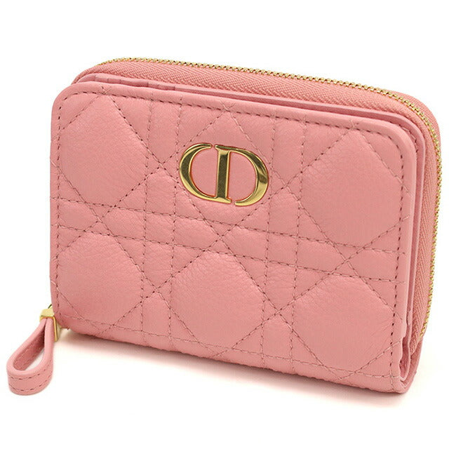 ディオール 二折財布小銭入付き レディース ブランド Christian Dior イタリア S5032 ピンク系 財布 DIOS5032031