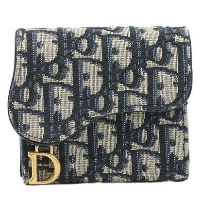 ディオール 三折財布小銭入付き レディース ブランド Dior S5652 ネイビー 財布 DIOS5652011