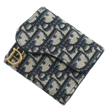 ディオール 三折財布小銭入付き レディース ブランド Dior S5652 ネイビー 財布 DIOS5652011