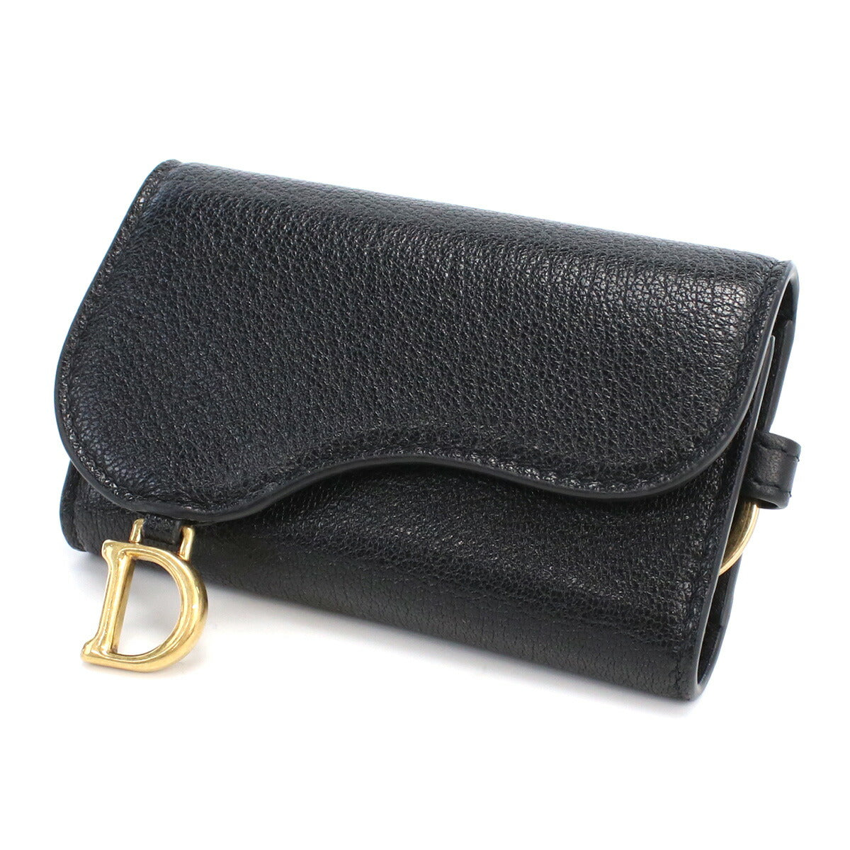 ディオール 4連キーケース レディース ゴートスキン イタリア S5695 ブラック 小物 DIOS5695011