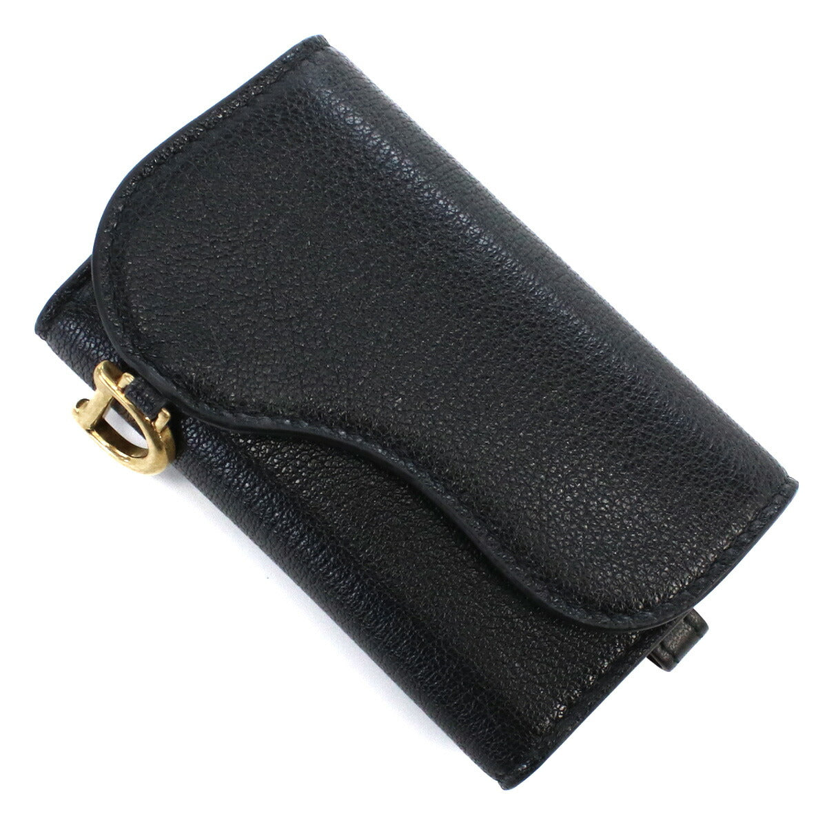 ディオール 4連キーケース レディース ゴートスキン イタリア S5695 ブラック 小物 DIOS5695011