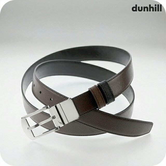 ダンヒル ベルト メンズ ブランド dunhill 30mm TONGUE ROUND REC GRN/GRN BROWN 42 ビジネス リバーシブル DU26R4T04AA20142 DU26R4T04AA20142
