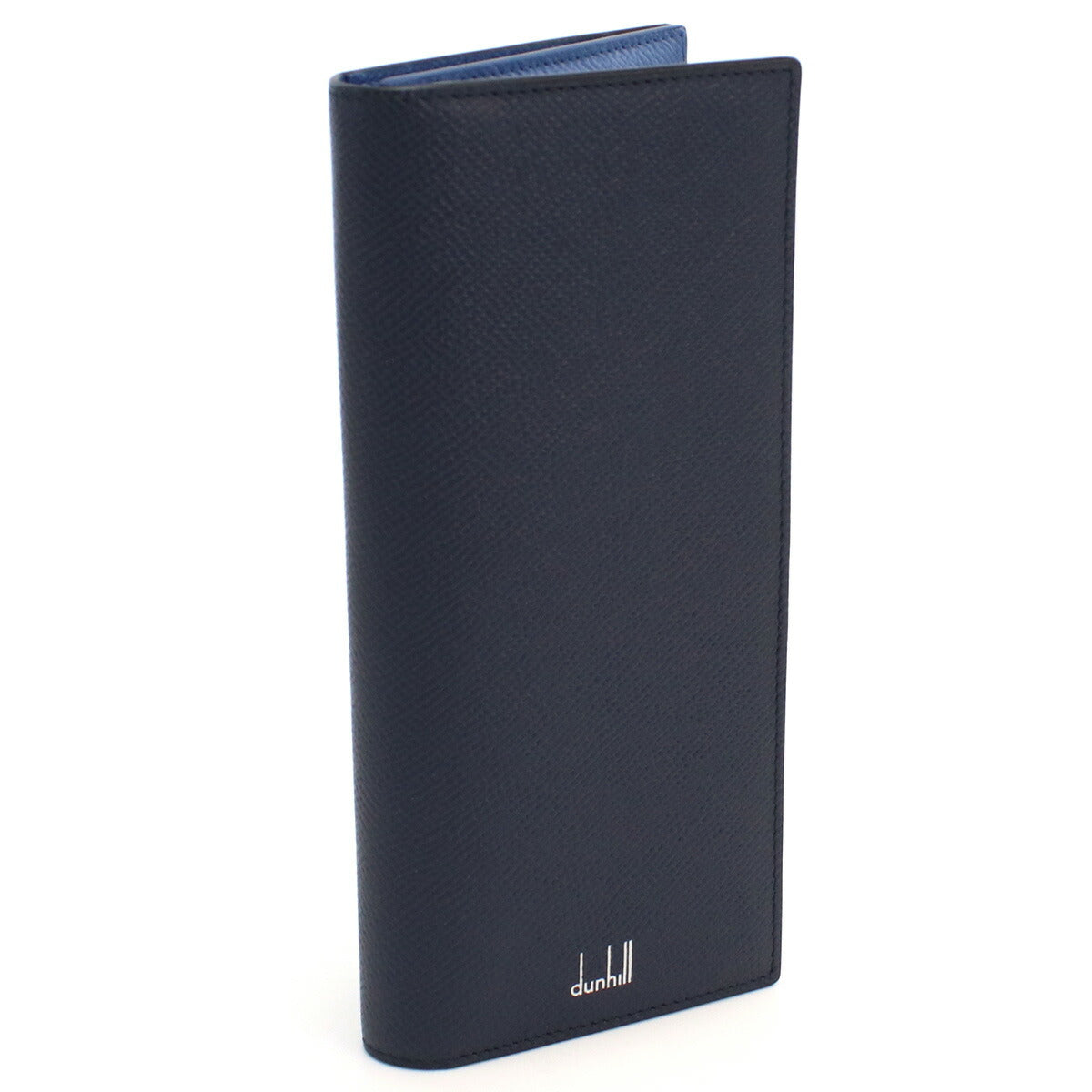 ダンヒル 長財布ニ折小銭入付き メンズ カタオシ レザー イタリア 18F2100CA NAVY ネイビー系 財布 DUN18F2100CA021