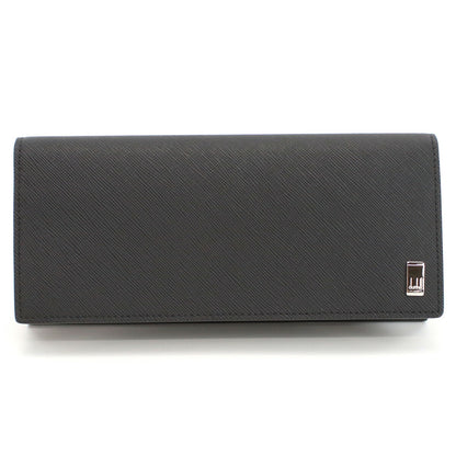 ダンヒル 長財布ニ折小銭入付き メンズ カタオシ レザー タイ 22R2P12PS BLACK ブラック 財布 DUN22R2P12PS011