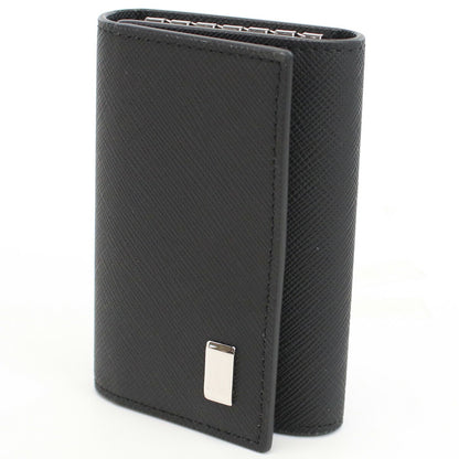 ダンヒル 6連キーケース メンズ カタオシ レザー タイ 22R2P14PS BLACK ブラック 小物 DUN22R2P14PS011