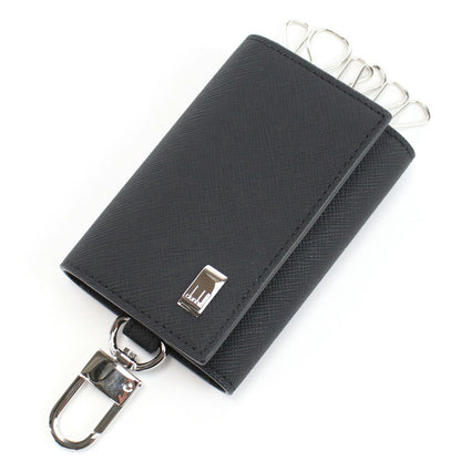 ダンヒル 6連キーケース メンズ カタオシ レザー タイ 22R2P14PS BLACK ブラック 小物 DUN22R2P14PS011