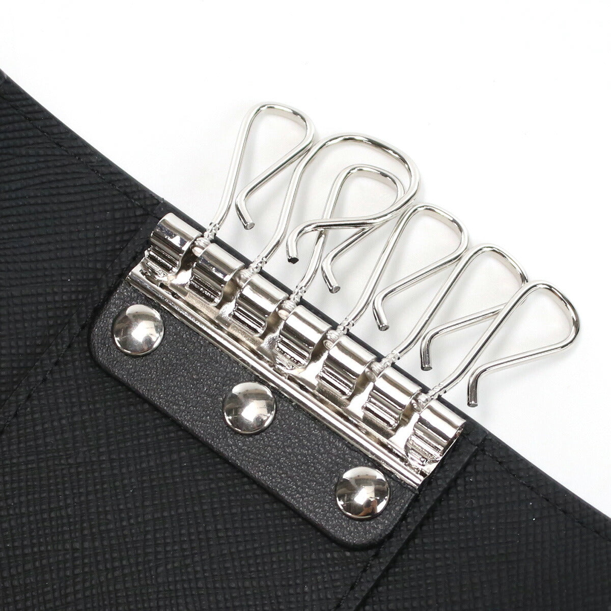 ダンヒル 6連キーケース メンズ カタオシ レザー タイ 22R2P14PS BLACK ブラック 小物 DUN22R2P14PS011