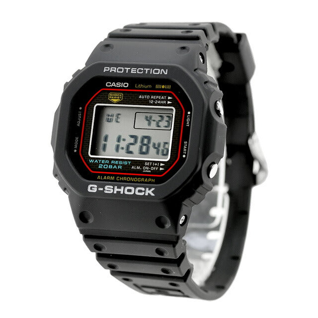 gショック ジーショック G-SHOCK クォーツ 電池式 DW-5000R-1A デジタル 5000シリーズ 初代G-SHOCK 復刻 メンズ 腕時計 ブランド カシオ DW-5000R-1ADR