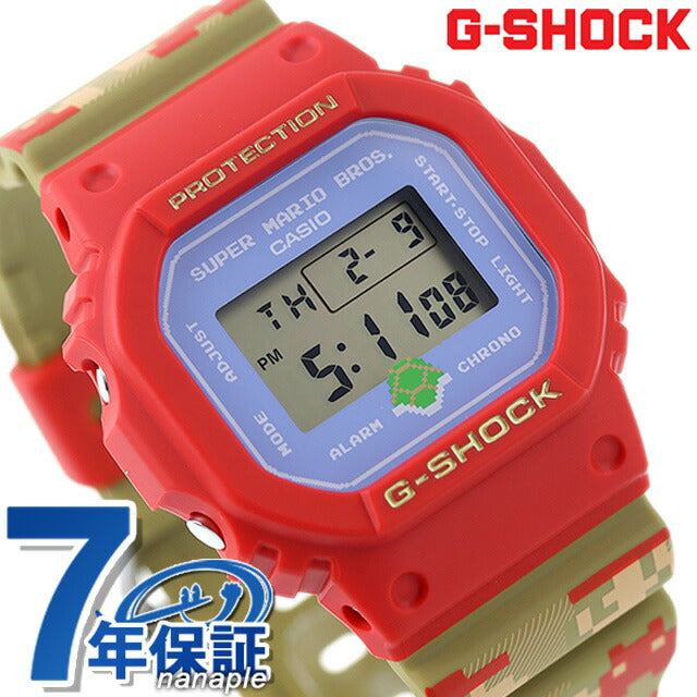 G-SHOCKスーパーマリオDW-5600SMB-4JR G-Shock x Super Mario Bros. DW5600SMB-4 Digital Watch | Zumiez