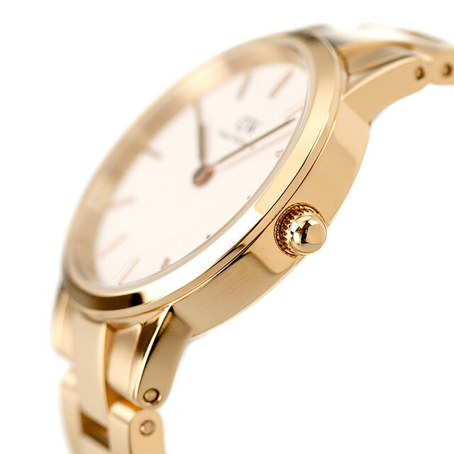 ダニエルウェリントン ICONIC LINK クオーツ 腕時計 ブランド レディース DANIEL WELLINGTON DW00100213 アナログ ゴールド 成人祝い プレゼント ギフト DW00100213