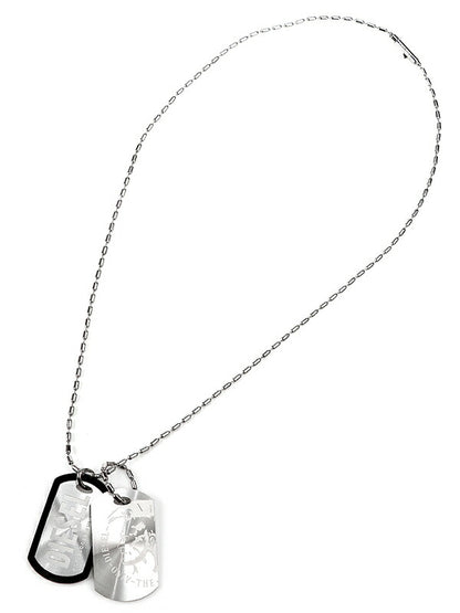ディーゼル ネックレス ドッグタグ ダブルプレート ジュエリー アクセサリー メンズ DX0011040 DIESEL シルバー/ブラック 記念品 プレゼント ギフト DX0011040