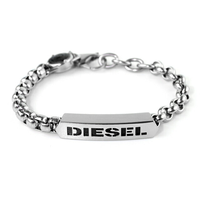 ディーゼル ブレスレット メンズ レディース ブランド ステンレススチール DX0993040 シルバー アクセサリー DX0993040