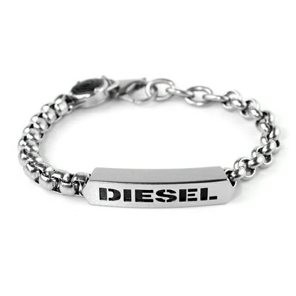 ディーゼル ブレスレット メンズ レディース ブランド ステンレススチール DX0993040 シルバー アクセサリー DX0993040