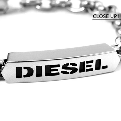 ディーゼル ブレスレット メンズ レディース ブランド ステンレススチール DX0993040 シルバー アクセサリー DX0993040