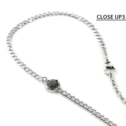ディーゼル ネックレス DIESEL チェーン ステンレス ドッグタグ ダブルプレート メンズ DX1040040 シルバー ブラック アクセサリー DX1040040