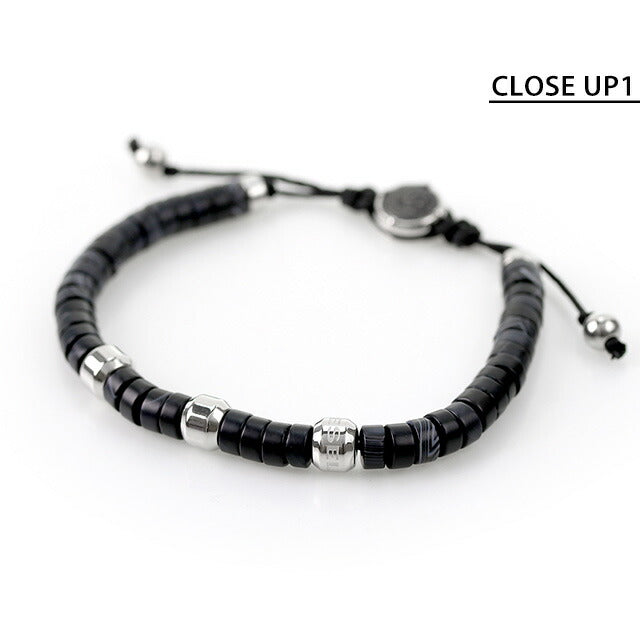 ディーゼル ブレスレット DIESEL ステンレススチール ユニセックス メンズ レディース DX1121040 ブラック アクセサリー 記念品 プレゼント ギフト DX1121040