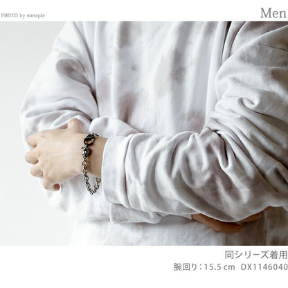 ディーゼル ブレスレット メンズ レディース ブランド ステンレススチール DX1146040 シルバー アクセサリー DX1146040