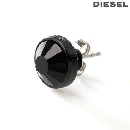 ディーゼル ピアス メンズ レディース ブランド ステンレススチール スタッド 片耳用 DX1275001 ブラック アクセサリー DX1275001