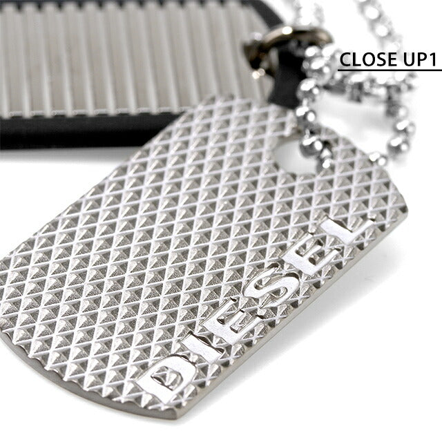 ディーゼル ネックレス メンズ レディース ブランド DIESEL ドッグタグ ダブルプレート ベネチアン カニカン DX1314040 アクセサリー DX1314040