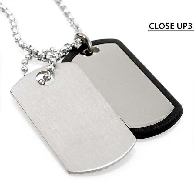 ディーゼル ネックレス メンズ レディース ブランド DIESEL ドッグタグ ダブルプレート ベネチアン カニカン DX1314040 アクセサリー DX1314040