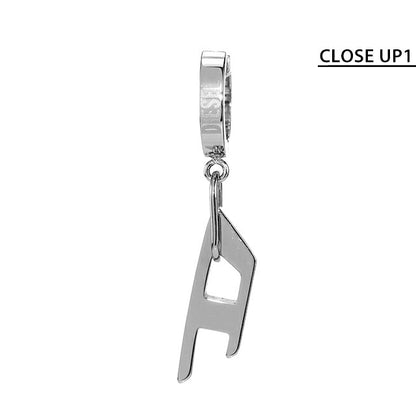 ディーゼル ピアス メンズ レディース ブランド ステンレススチール フープ 片耳用 DX1336040 シルバー アクセサリー DX1336040