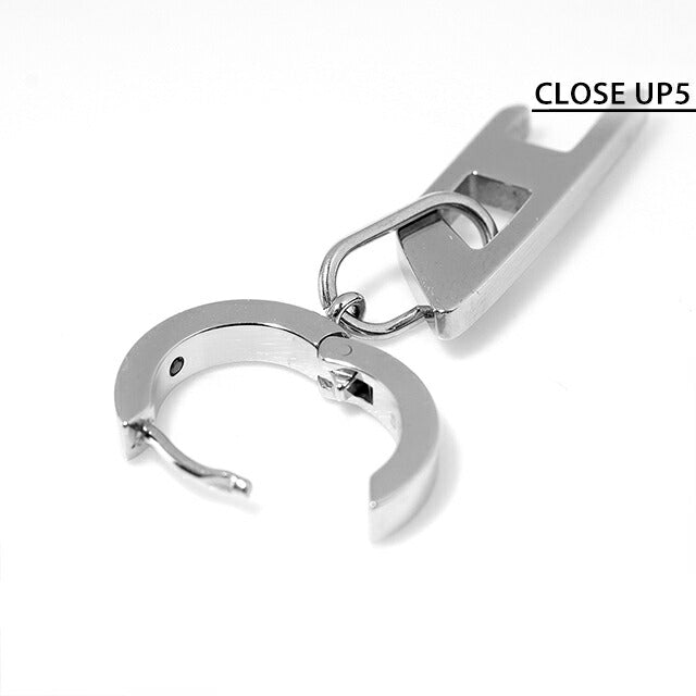 ディーゼル ピアス メンズ レディース ブランド ステンレススチール フープ 片耳用 DX1336040 シルバー アクセサリー DX1336040