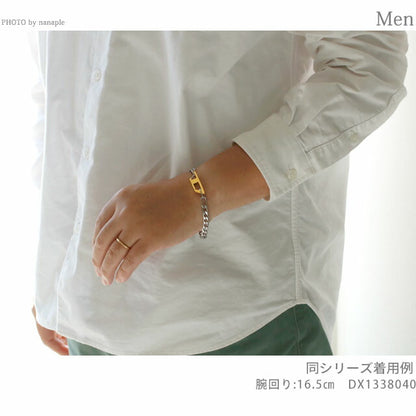 ディーゼル ブレスレット メンズ レディース ブランド チェーン ステンレススチール DX1338040 シルバー アクセサリー DX1338040