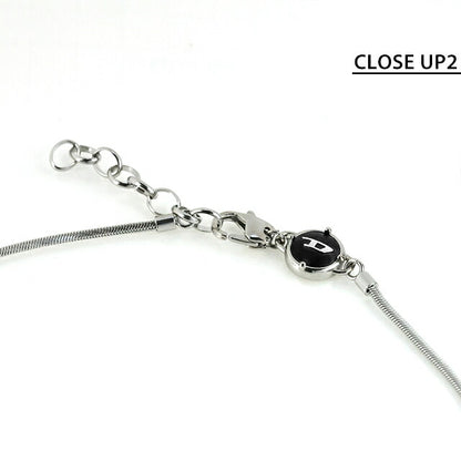 ディーゼル ネックレス メンズ レディース ブランド DIESEL ペンダント ロゴ シルバー アクセサリー DX1342040