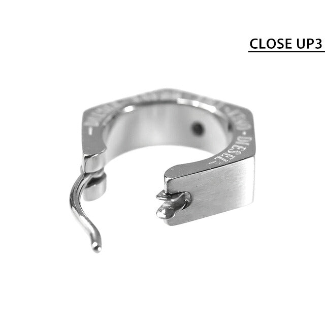 ディーゼル ピアス メンズ ブランド DIESEL フープ 片耳用 DX1345040 シルバー アクセサリー DX1345040
