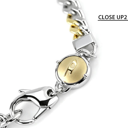 ディーゼル ブレスレット メンズ レディース ブランド ステンレススチール DX1354931 シルバー ゴールド アクセサリー DX1354931